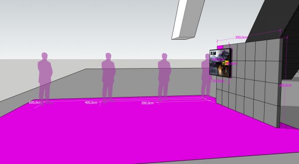 LED Wand P2 Messe SET B350 x H200 cm - 7qm - COMET RN2,97S Pro - LED Videowand - mieten