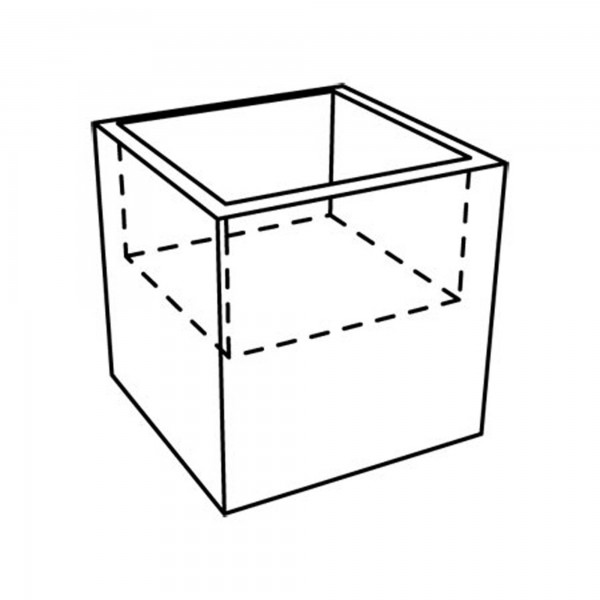 Q POT - eckiges Pflanzgefäß