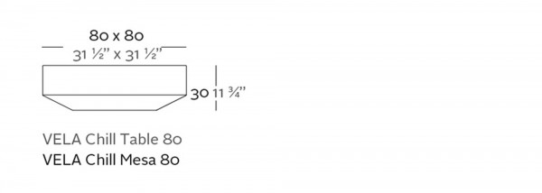 VELA CHILL - Kaffee Lounge Tisch