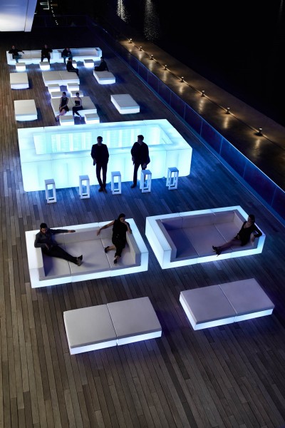 VELA - Sonnenliege Sofa ohne Armlehne