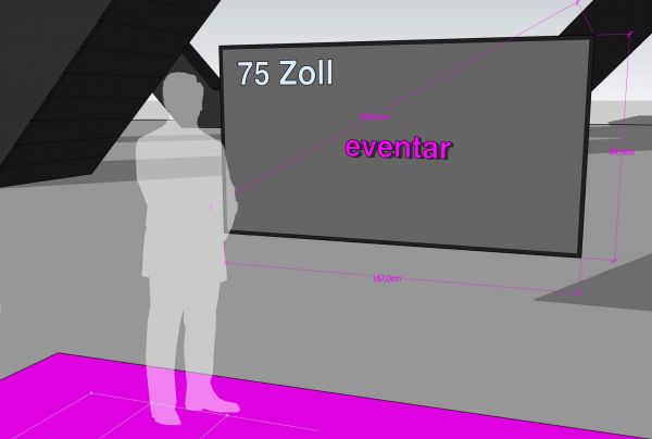 TV 75 Zoll - 4K UHD - Fernseher mieten