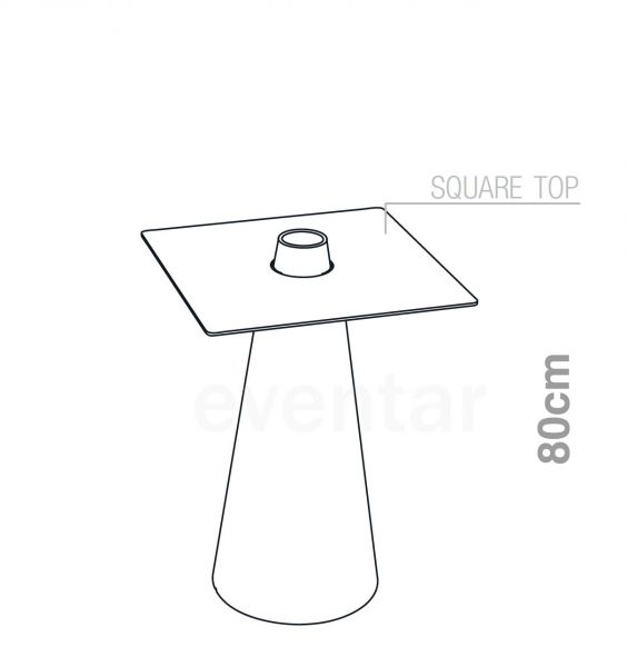 PEAK - quadratischer Tisch