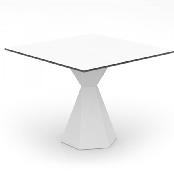 VERTEX - eckiger Tisch HPL