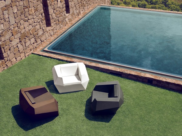 FAZ - Lounge Sessel - weiß - VONDOM - mieten