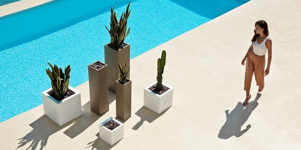 TOWER - eckiges Pflanzgefäß