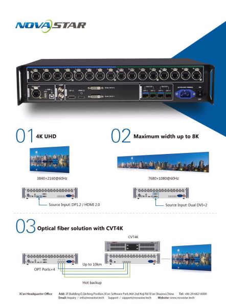 Nova 4K UHD - LED Videowand Controller