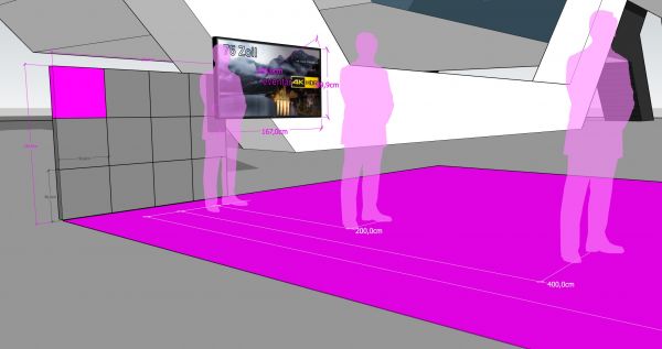 LED Wand P2 Messe SET B200 x H150 cm Wochenende mieten