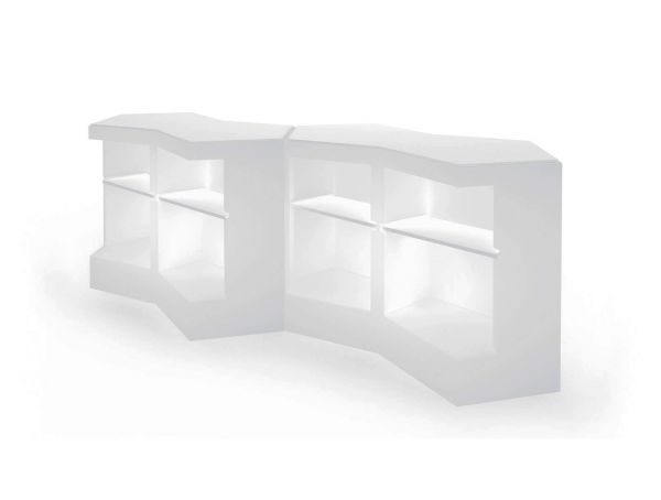 Iceberg PEDRALI - mobile, leuchtende LED Bar / Theke mieten