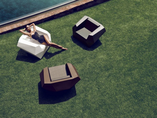 FAZ - Lounge Sessel - weiß - VONDOM - mieten