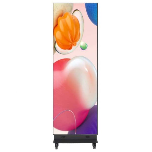 LED Video Poster indoor mobil - LCM 1.86 TV - 640 × 1920 mm