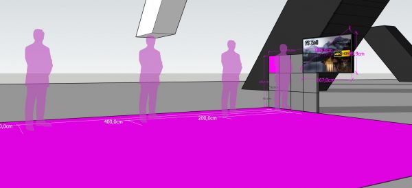 LED Wand P2 Messe SET B200 x H150 cm Wochenende mieten