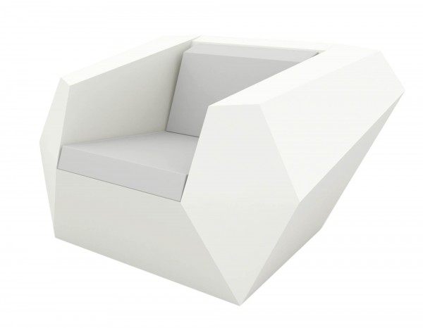 FAZ - Lounge Sessel - weiß - VONDOM - mieten