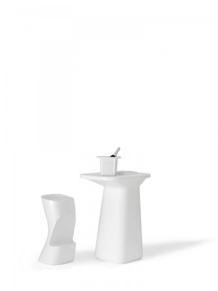 MOMA VONDOM Stehtisch weiß VONDOM - beleuchtbar - Aussteller B Ware