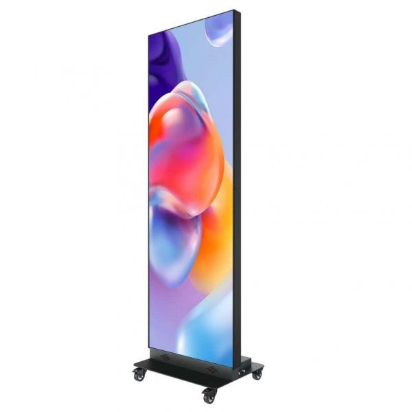 LED Video Poster indoor mobil - LCM 1.86 TV - 640 × 1920 mm