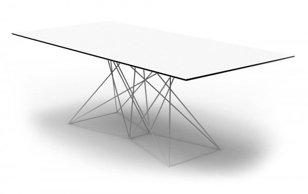 FAZ - Tisch Edelstahl HPL