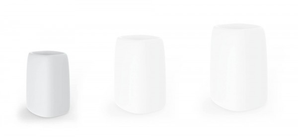 ORGANIC - eckiges hohes Pflanzgefäß