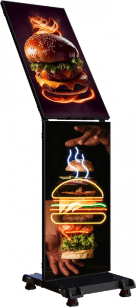 LED Video Poster indoor mobil - 1.95 HD