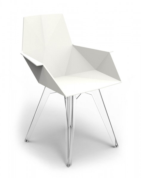 FAZ - Stuhl mit Armlehne Transparent