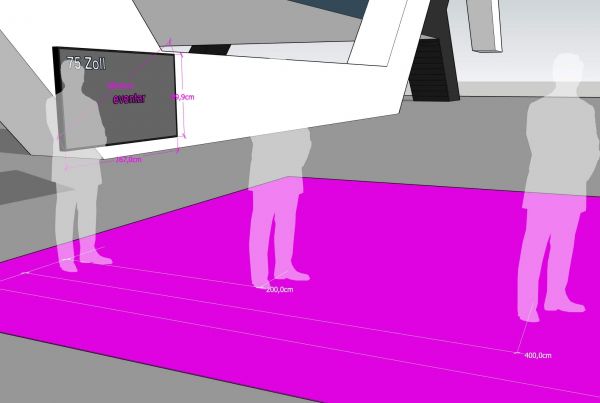 TV 75 Zoll - 4K UHD - Fernseher mieten