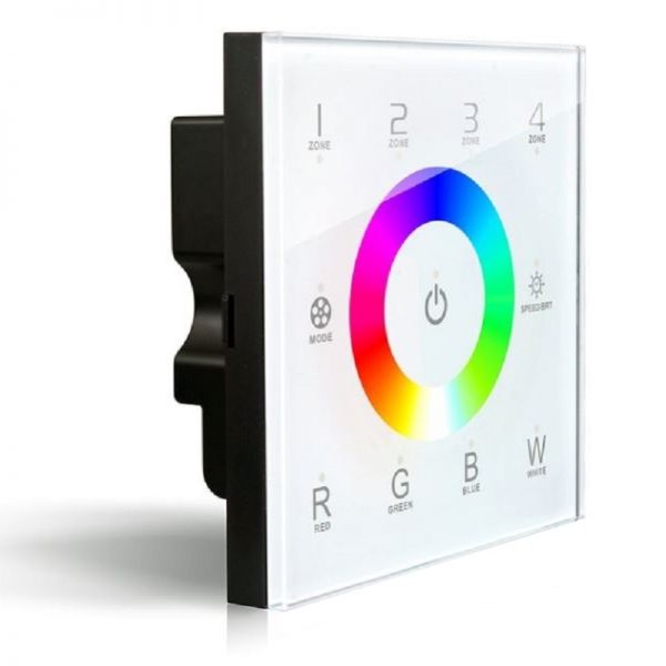 LED RGBW 2,4 GHz 4 Zonen Touch Panel