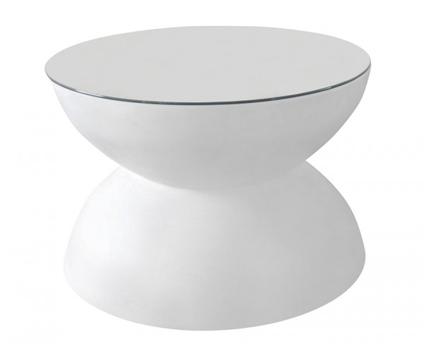 Coffee LT rund LED - Loungetisch mieten