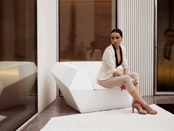 FAZ - Lounge Sessel - weiß - VONDOM - mieten