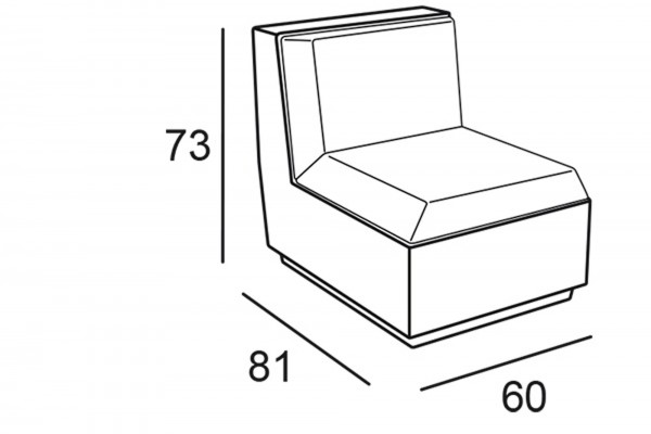 BIG CUT MODUL - Sofamodul