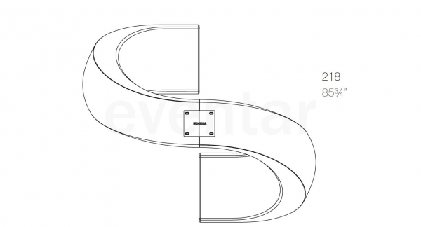 AND - Design Sitzobjekt Bogen